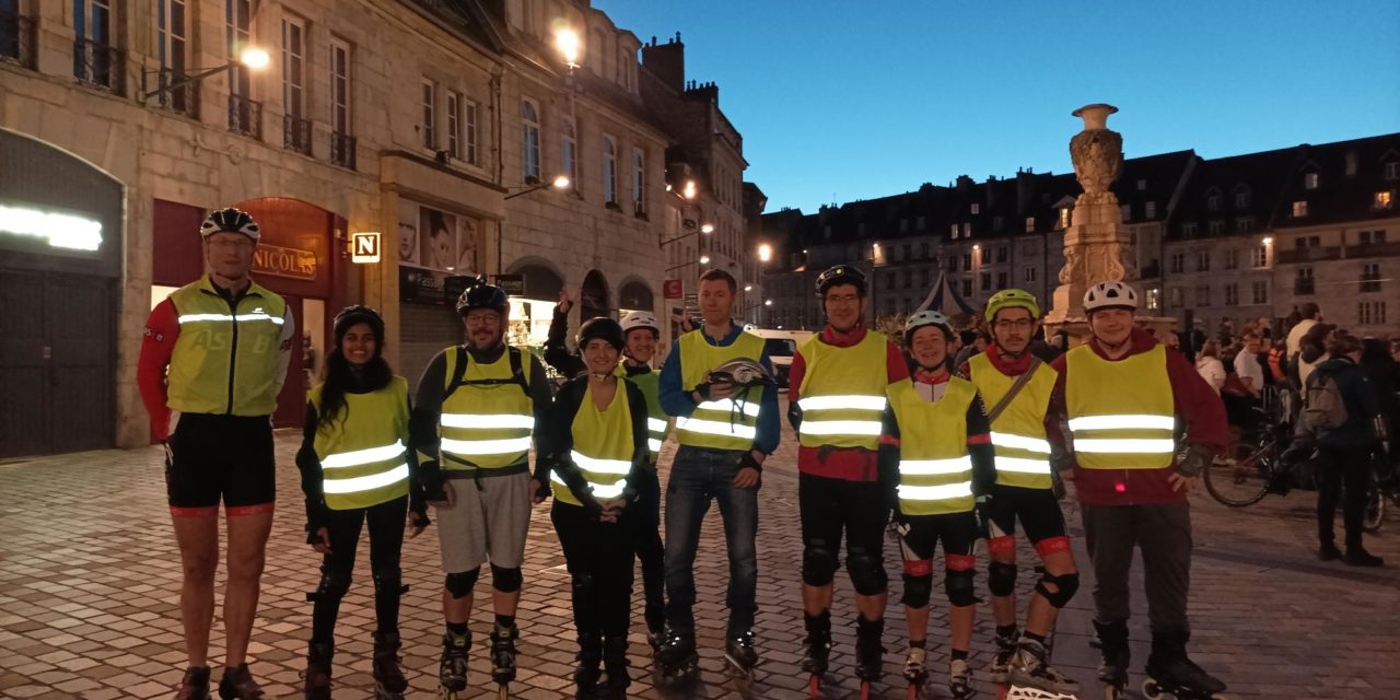 Dernière rando roller urbaine bisontine