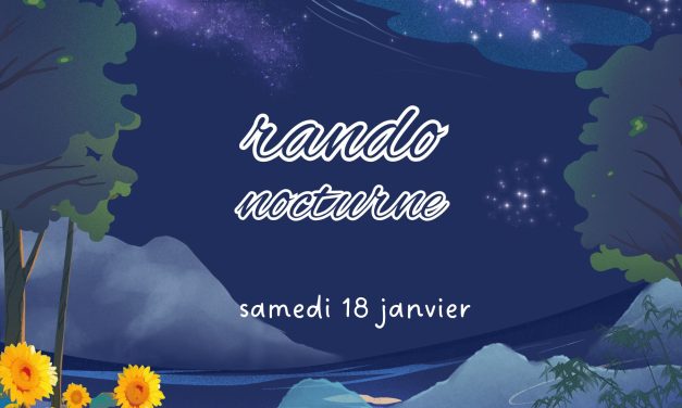 Sortie Pédestre Nocturne ASEB 🌙🌲