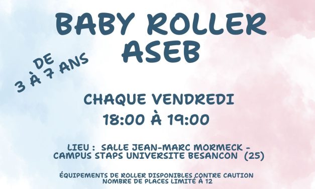 Nouveau Cours Baby Roller – Initiation au roller pour les enfants de 3 à 7 ans