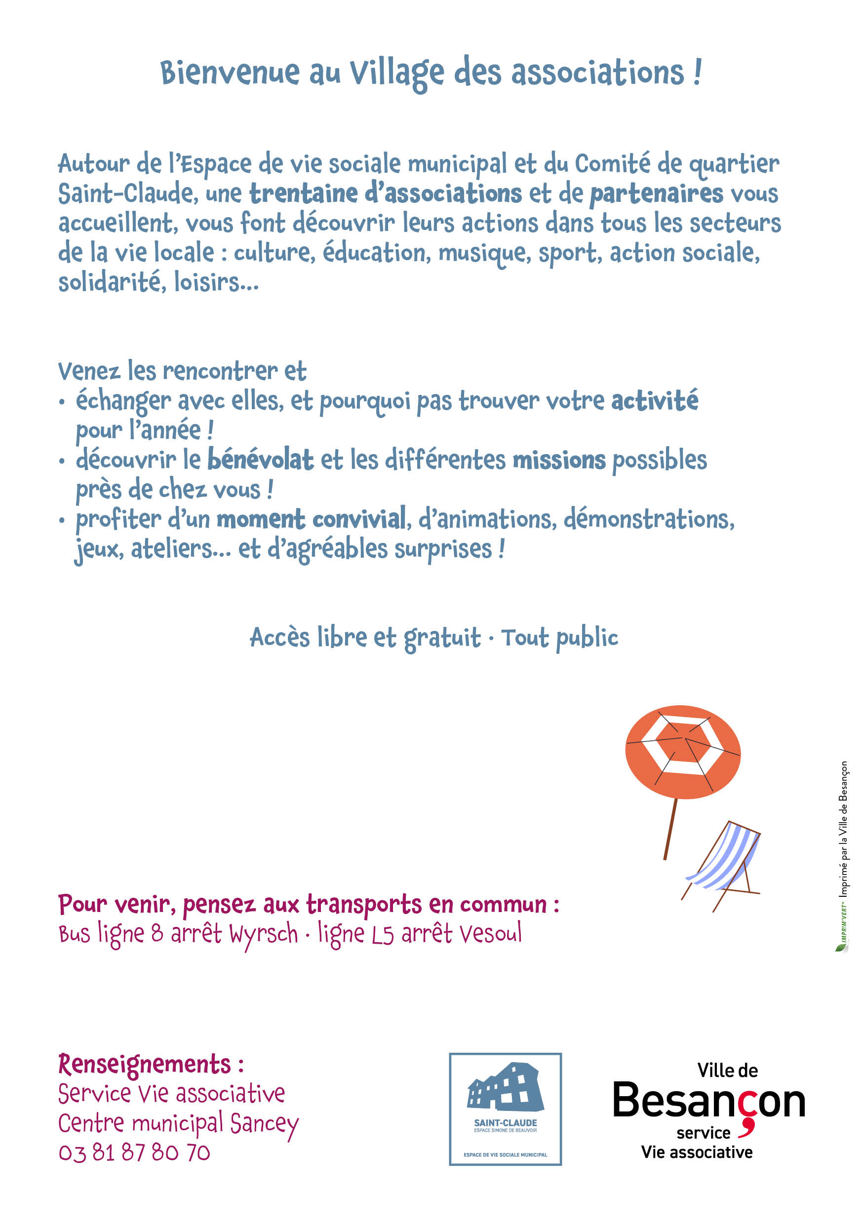 2025.09.23 - Village des associations -2 St-Claude - Flyer verso