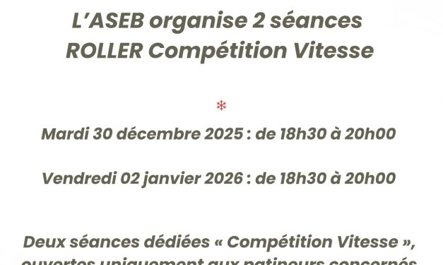Organisation des séances pendant les congés de Noël 2025