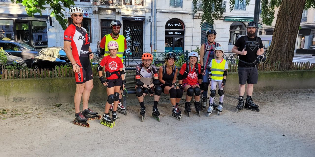 Première Randonnée Roller Urbaine Bisontine