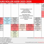 Planning ASEB printemps-été 2025-2026